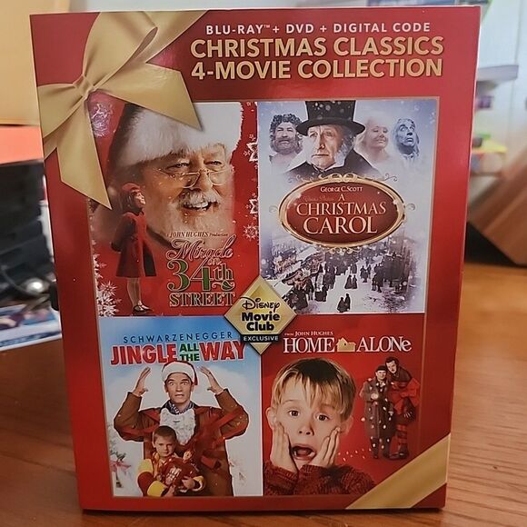 Christmas Classics 4 Movie Collection Disney Blu-ray DVD Digital NEW SEALED - Picture 1 of 2
